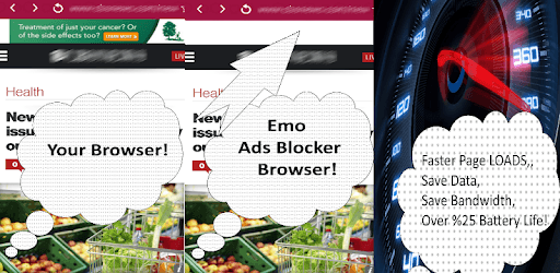 Emo Ads Blocker Browser PC screenshot