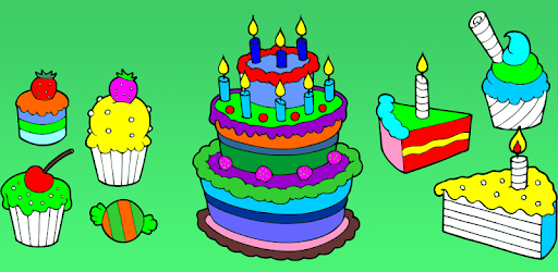 Cake coloring book PC screenshot