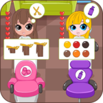 Beauty hair salon management icon