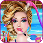 Beauty makeup spa salon icon