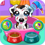 Caring for puppy salon icon