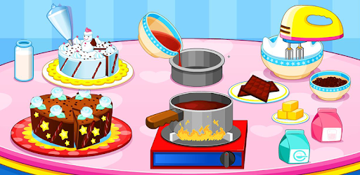 Cooking chocolate cake PC screenshot