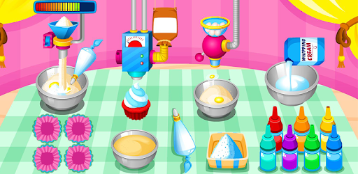 Cooking colorful cupcakes PC screenshot