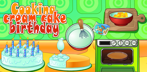 Cooking cream cake birthday PC screenshot Cooking cream cake birthday PC screenshot
