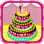 Cooking wedding cake icon
