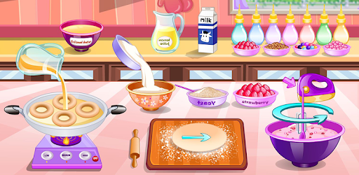 Donuts cooking games PC screenshot