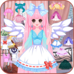 Dress up princess doll icon