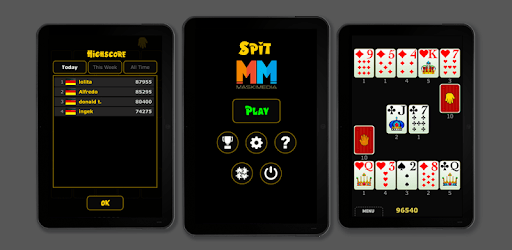 Spit  a card game PC screenshot