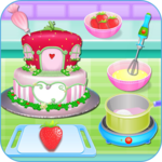 Olivia cooking strawberry cake icon
