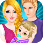 Princess Newborn baby icon