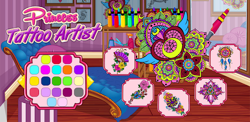 Princess tattoo artist PC screenshot Princess tattoo artist PC screenshot