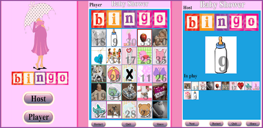 Baby Shower Bingo PC screenshot Baby Shower Bingo PC screenshot