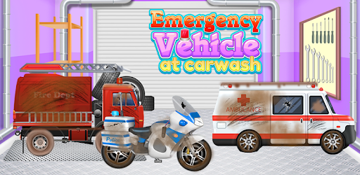 Emergency Vehicles at Car Wash PC screenshot