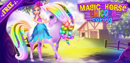 Magic Horse 🦄 Unicorn Caring Beauty Makeover PC screenshot