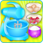 cooking games cake berries icon
