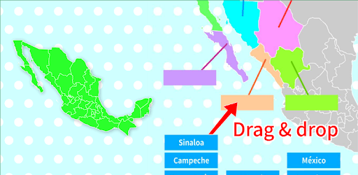 Mexico States & Capitals Map Quiz PC screenshot