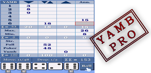 Yamb Standard Pro PC screenshot Yamb Standard Pro PC screenshot