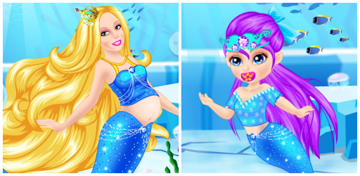 Newborn Ice Mermaid Princess PC screenshot
