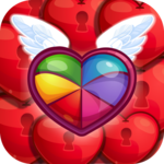 Sweet Hearts - Cute Candy Match 3 Puzzle icon