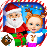 Sweet Baby Girl Christmas 2 icon