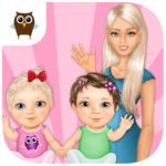 Sweet Baby Girl Twin Sisters icon