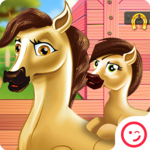 Pony and Newborn Baby Caring for PC Pony and Newborn Baby Caring for PC