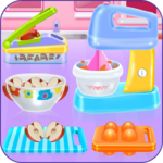 Apple cinnamon cake cooking game icon