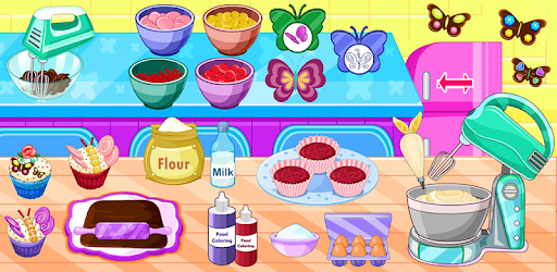 Butterfly muffins cooking game PC screenshot