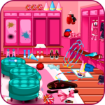 Cheerleader room clean up icon