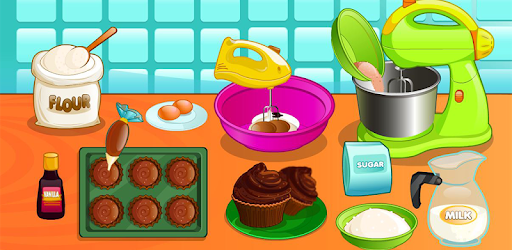 Cooking chocolate cupcakes PC screenshot