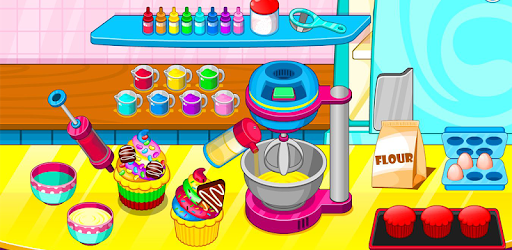 Cooking rainbow cupcakes PC screenshot