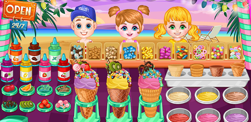 Ice cream shop on the beach PC screenshot