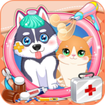 Puppy & kitty pet doctor icon