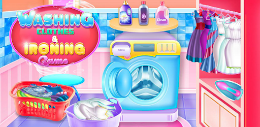 Washing clothes and ironing game PC screenshot Washing clothes and ironing game PC screenshot