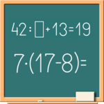 Math on chalkboard for PC