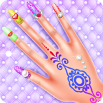 Beauty Girl at Nail Salon icon