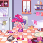 Home cleaning games for girls icon