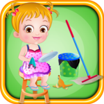 Baby Hazel Cleaning Time icon