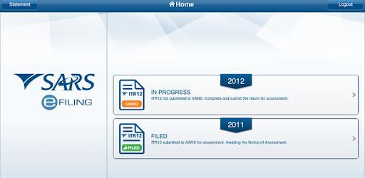 SARS Mobile eFiling PC screenshot