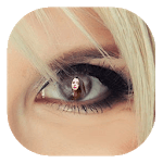 Eye Photo Frames, Girl's Eye Lens Photo Editor icon