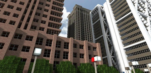 Map is a huge city of blocks for Minecraft PE PC screenshot Map is a huge city of blocks for Minecraft PE PC screenshot