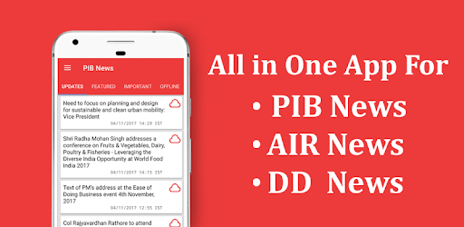 PIB Reader 🗞 & AIR News 📻 - GOI update & GK PC screenshot PIB Reader 🗞 & AIR News 📻 - GOI update & GK PC screenshot