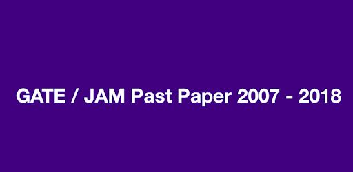 GATE / JAM Past Papers & Answer key (2007 - 2018) PC screenshot