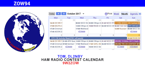 Ham Contest | Radio Calendar PC screenshot