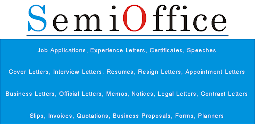Sample Letters Applications PC screenshot