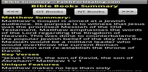 Bible Summary PC screenshot Bible Summary PC screenshot