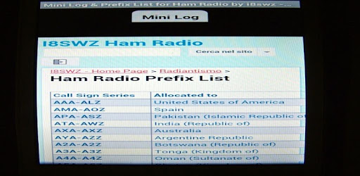 Mini Log & Prefix List PC screenshot Mini Log & Prefix List PC screenshot