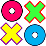 Tic Tac Toe Colors for 2 players icon