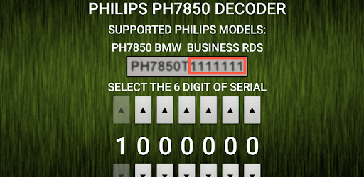 PH7850 Radio Code Decoder PC screenshot PH7850 Radio Code Decoder PC screenshot