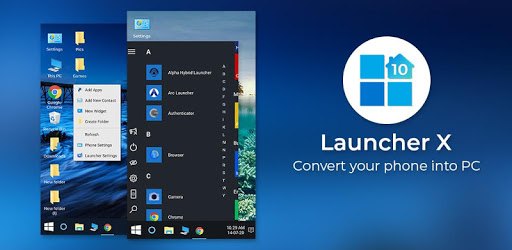 Computer Launcher Win 10 Launcher Free PC screenshot